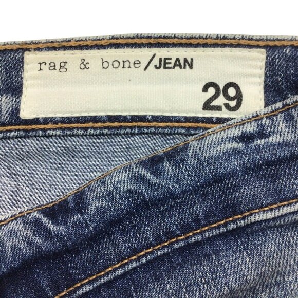 Rag & Bone Dre Boyfriend Acid Wash Womens Jeans Size 29 Made In USA - Picture 13 of 13